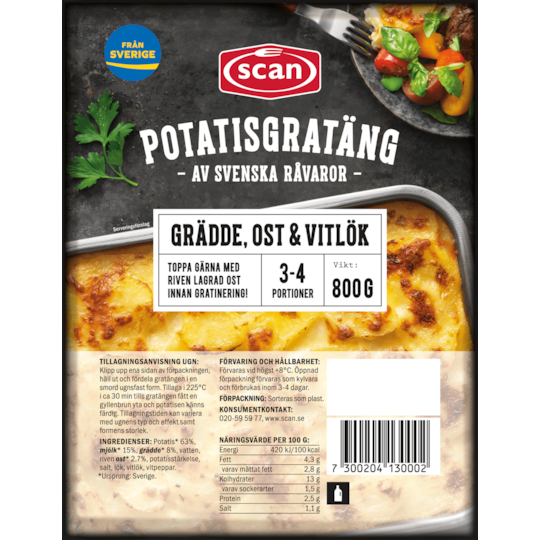 Potatisgratäng 800g