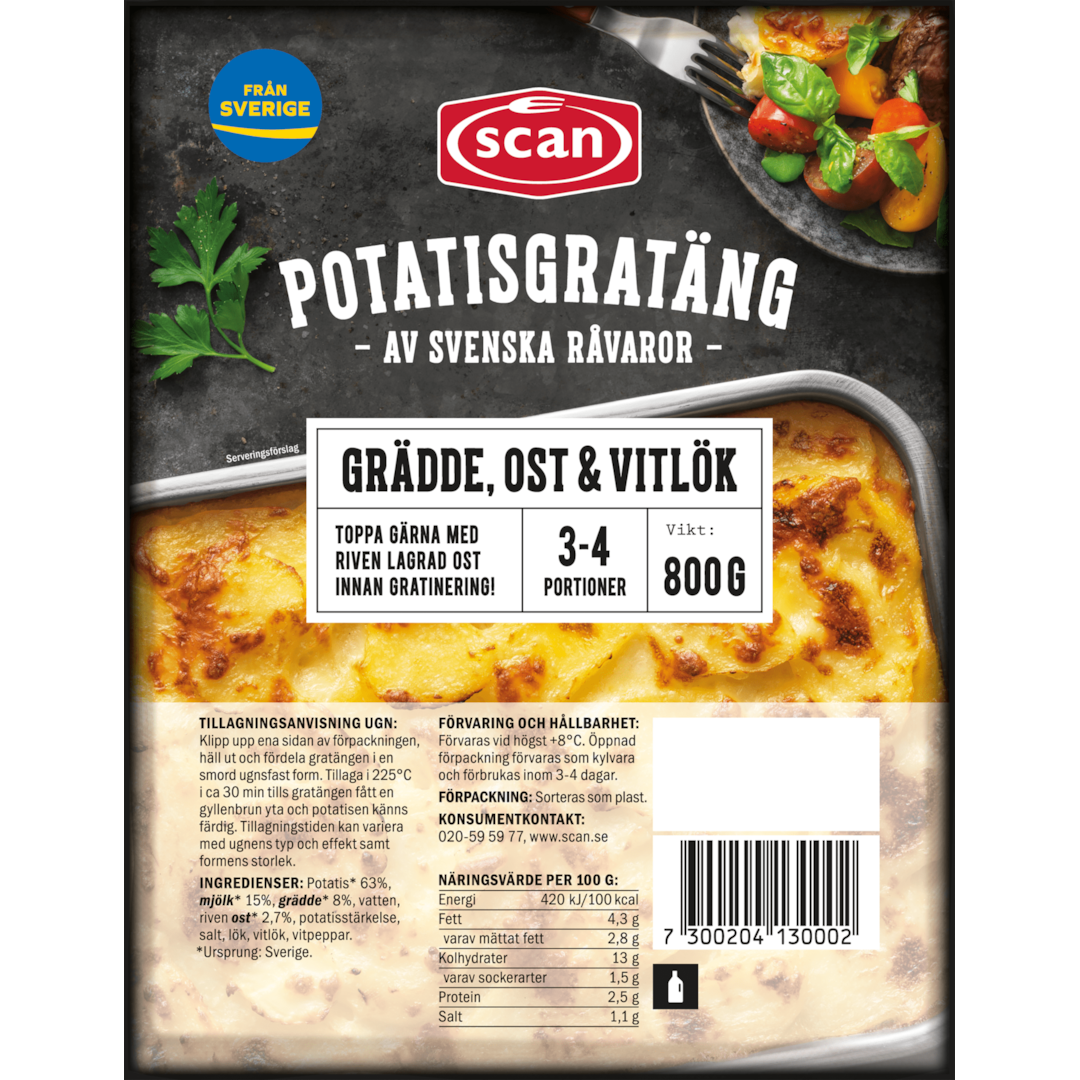 Potatisgratäng 800g