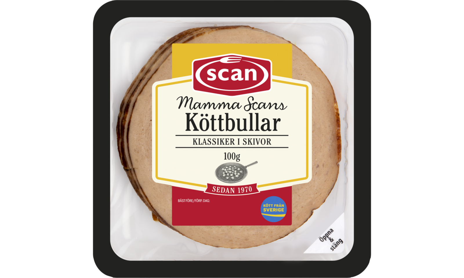 624526 SKIVAD KÖTTBULLE 100G OVAN