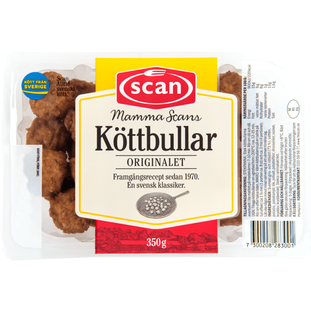 Mammas Köttbullar 350g