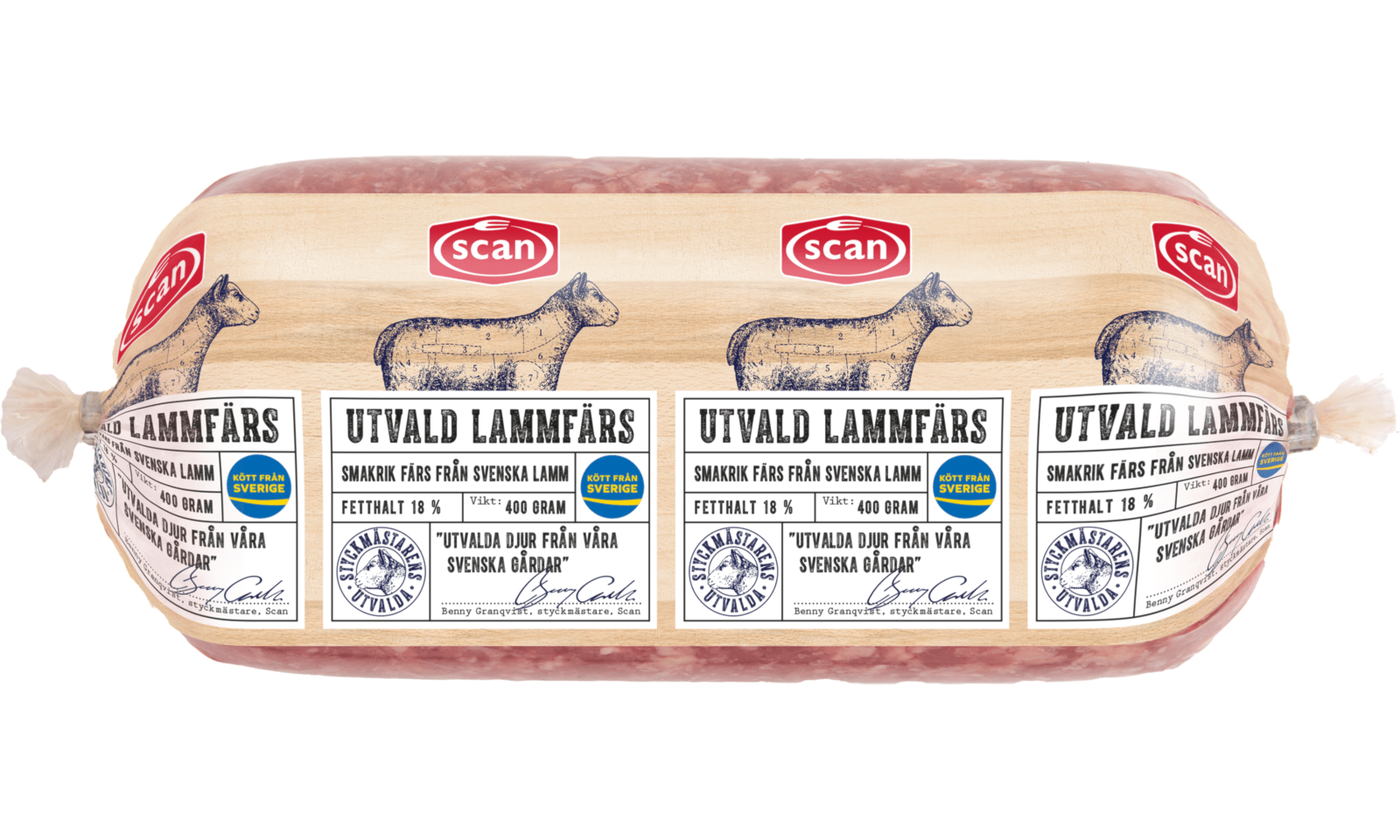 497706 UTVALD LAMMFÄRS 400G OVAN