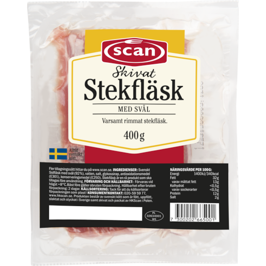 STEKFLÄSK MED SVÅL