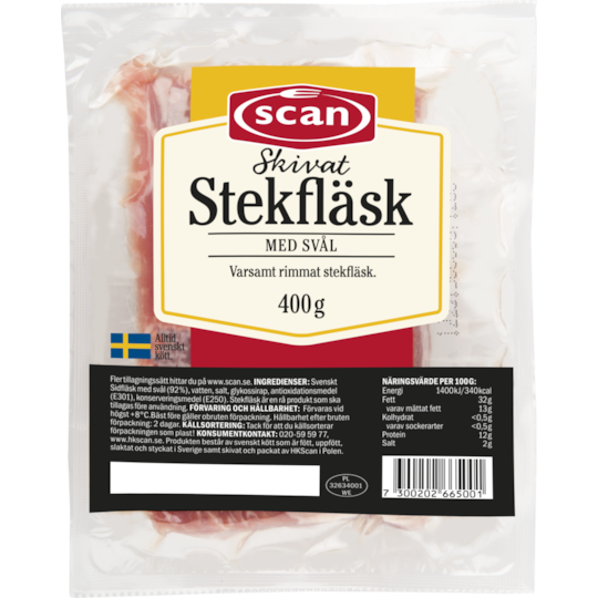 STEKFLÄSK MED SVÅL