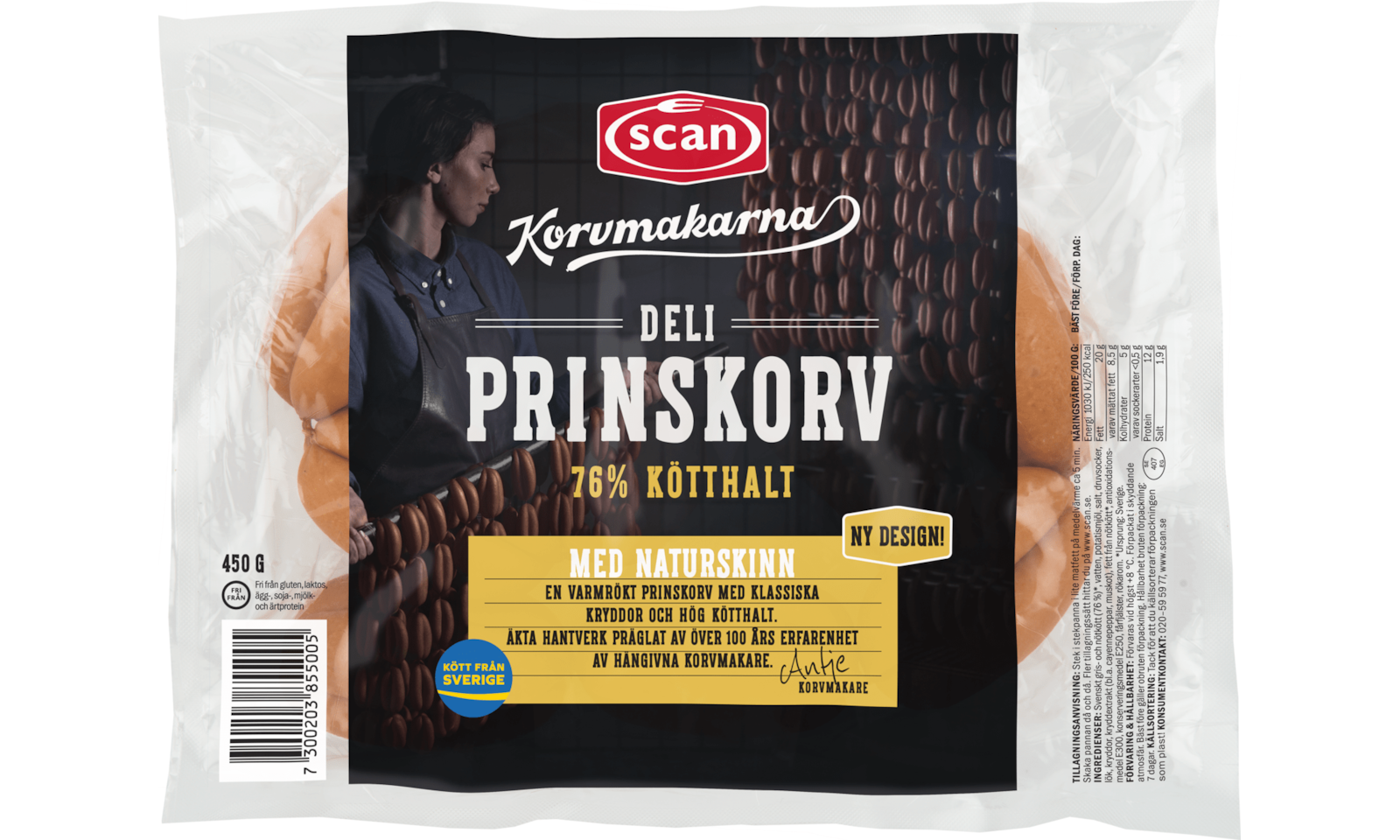 603855 Deli Prinskorv Korvmakarna ovan