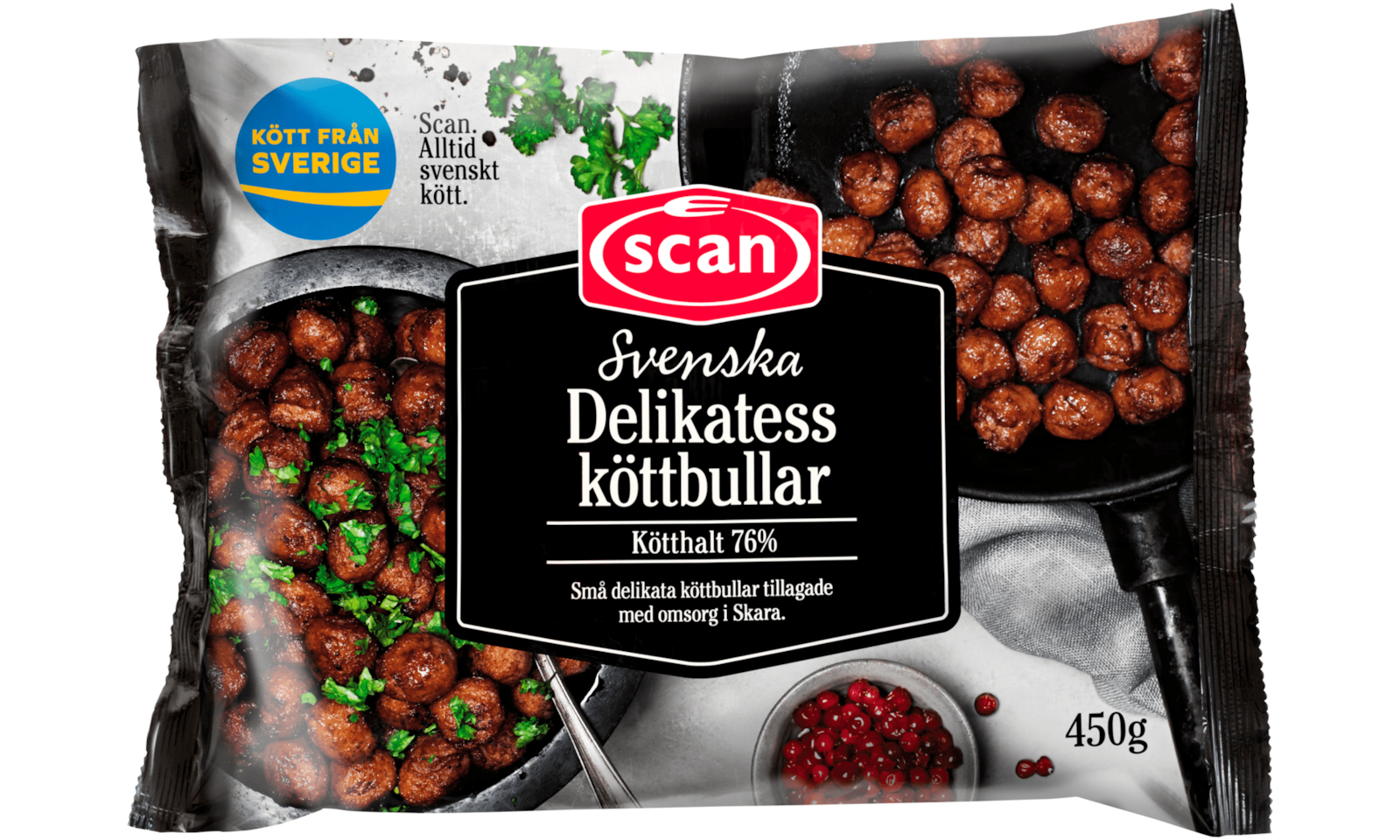 293578 Svenska Delikatesskottbullar 450g OVAN