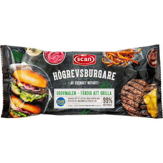 Högrevsburgare 150g