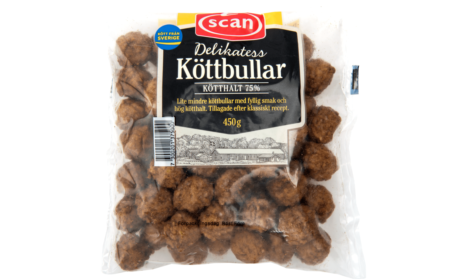 701657 Deliköttbullar ovan