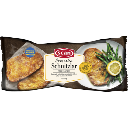 Schnitzel panerad