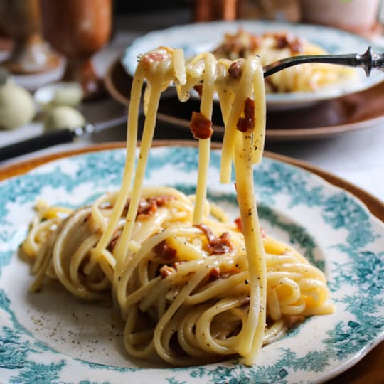 Carbonara med bacon