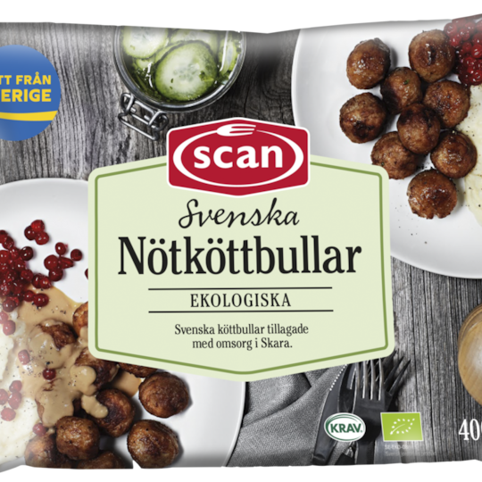 299061 EKOLOGISKA NÖTKÖTTBULLAR 400G OVAN