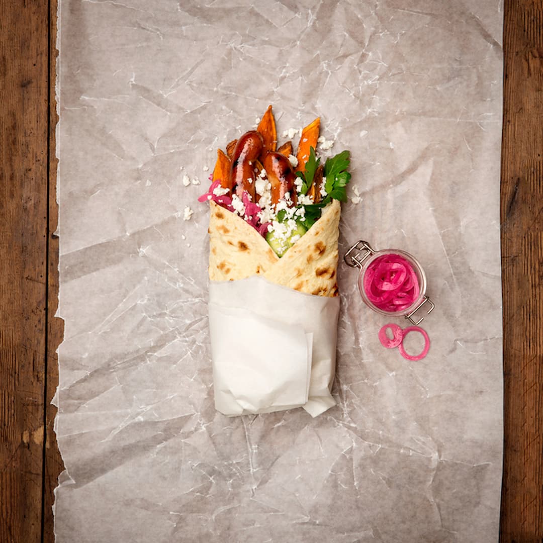 Wrap med Provencale korv